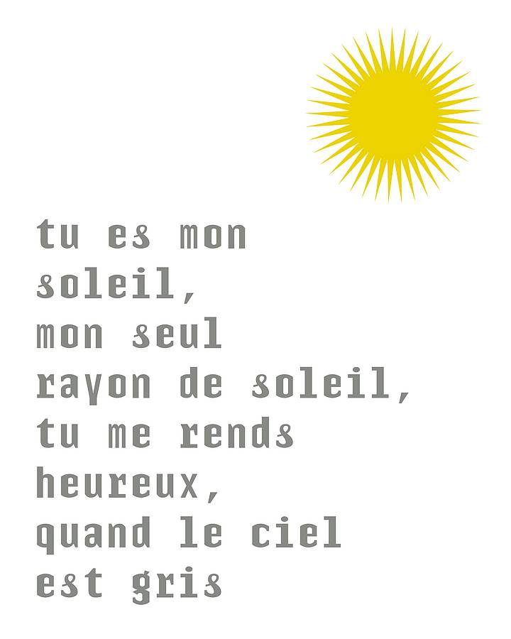 french-you-are-my-sunshine-print-by-bookishly-notonthehighstreet